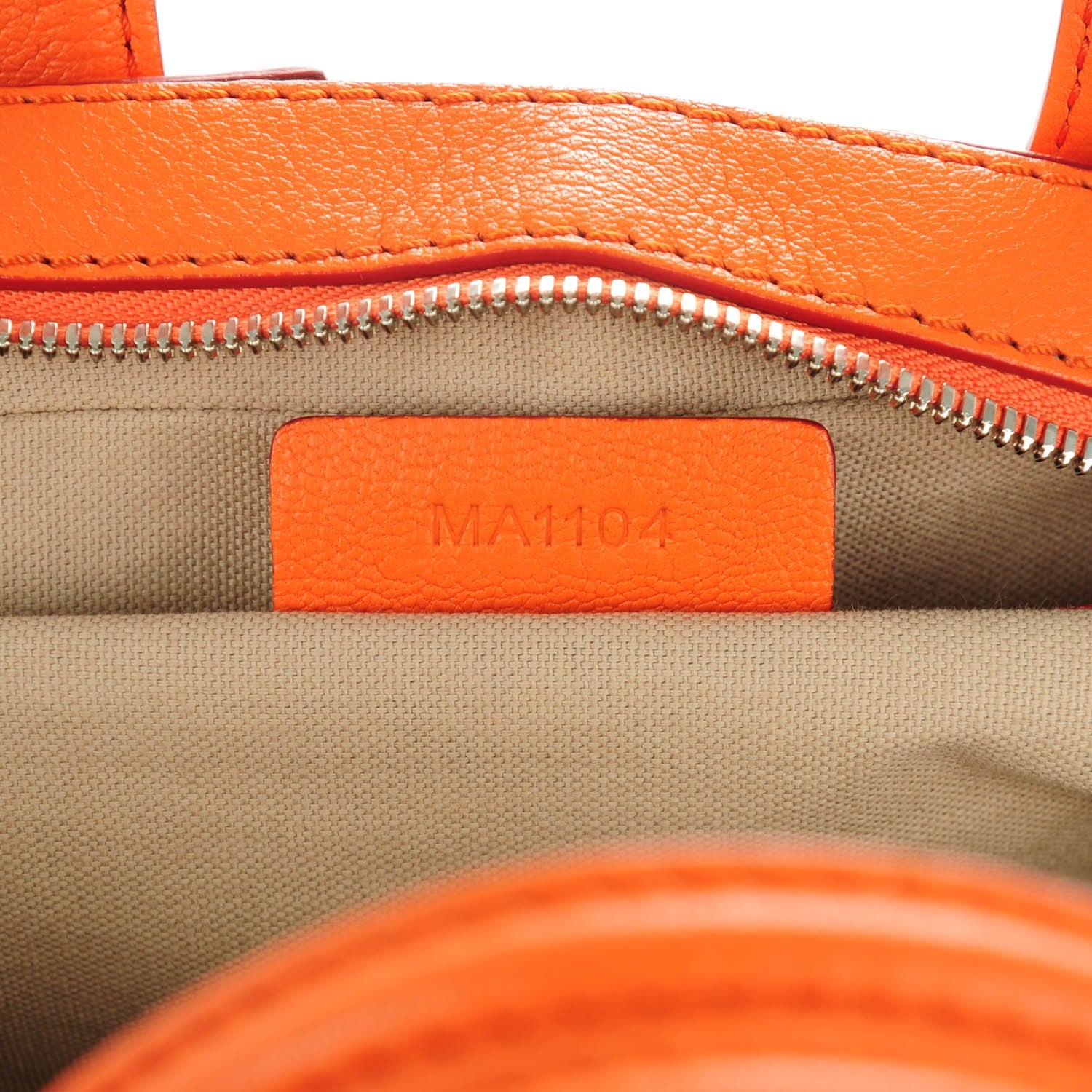 Givenchy Sugar Goatskin Medium Nightingale Orange 7 of 8