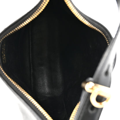 Prada Soft Calfskin Arque Shoulder Bag Black 4 of 10