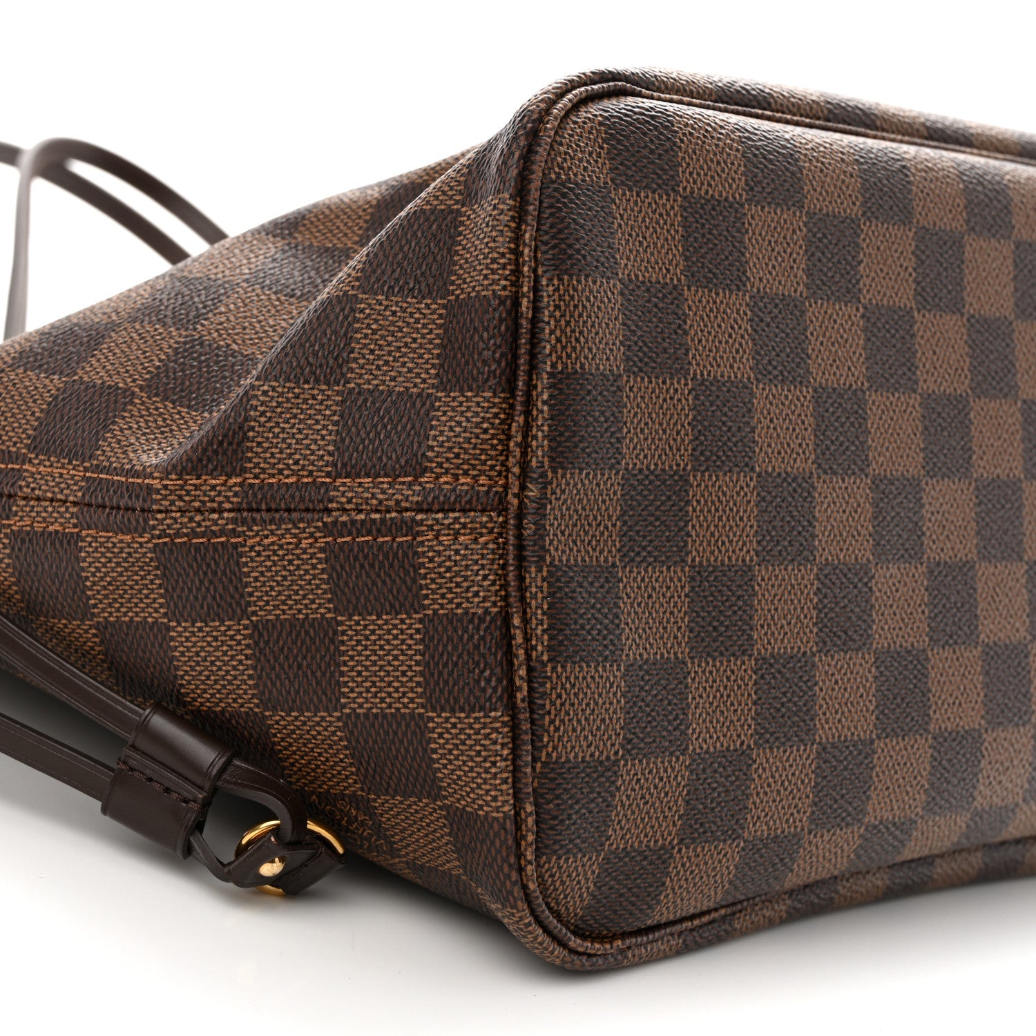 Louis Vuitton Damier Ebene Neo Neverfull MM Rose Ballerine 10 of 14