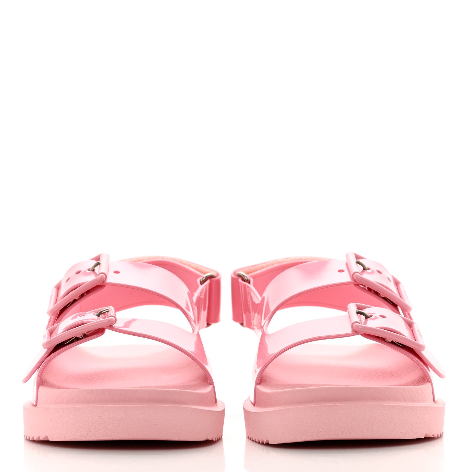 Gucci Rubber Mini Double G Womens Isla Dad Sandals 36 Wild Rose 2 of 8