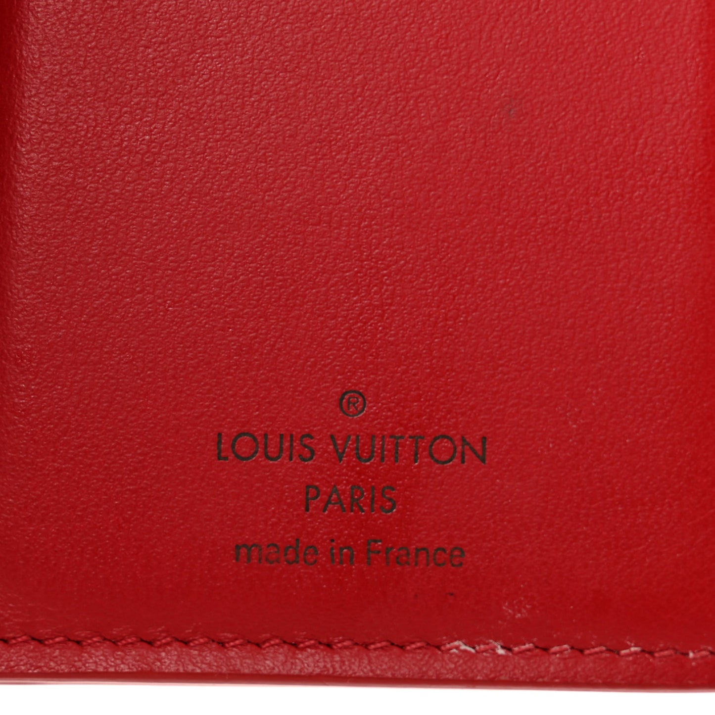 Taurillon Capucines Compact Wallet Scarlet