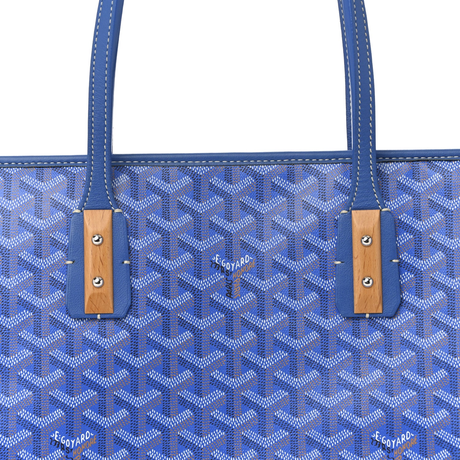 Goyard Goyardine Marquises Tote Sky Blue 8 of 16