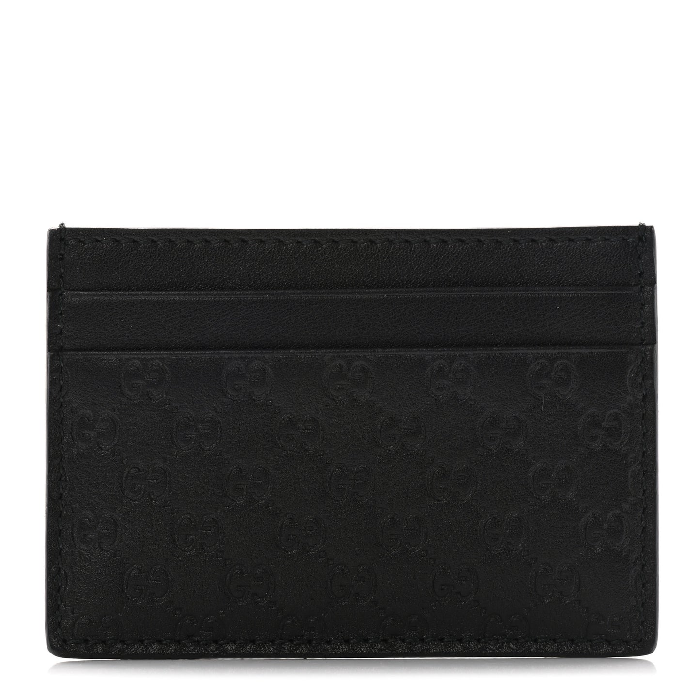 Microguccissima Card Holder Money Clip Black