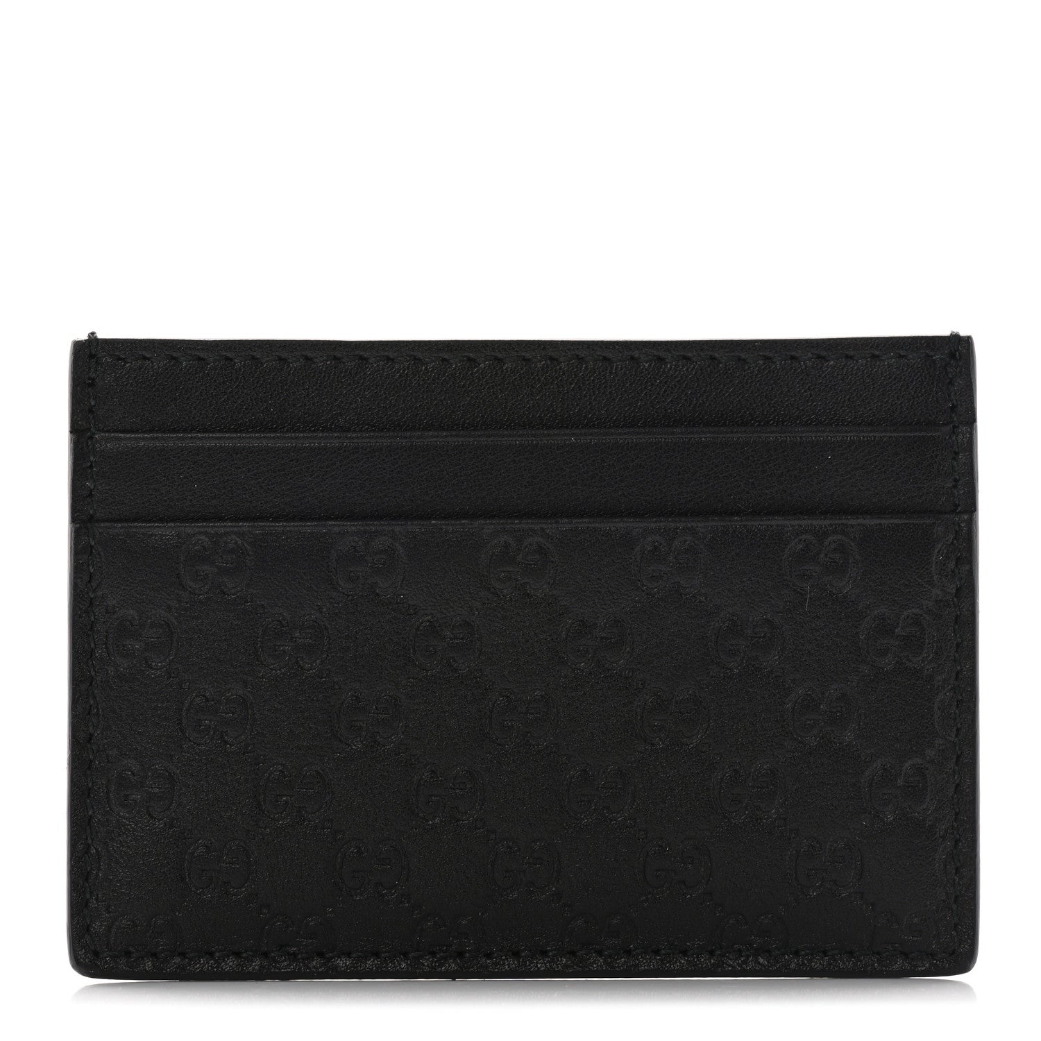 Gucci Microguccissima Card Holder Money Clip Black 1 of 6