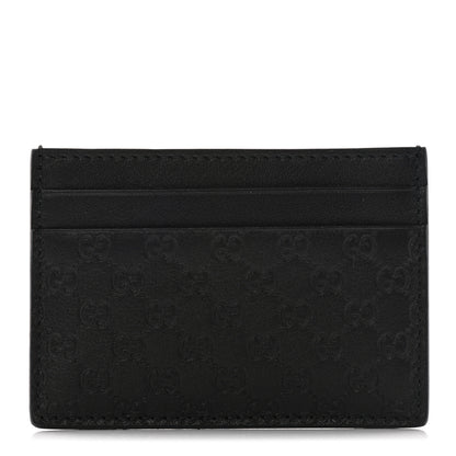 Gucci Microguccissima Card Holder Money Clip Black 1 of 6