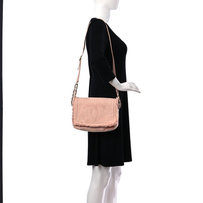 Chanel Canvas Flap Messenger Light Pink 2 of 11