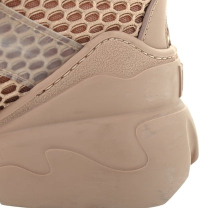 Christian Dior Resille Calfskin D-Connect Sneakers 38.5 Nude 12 of 13