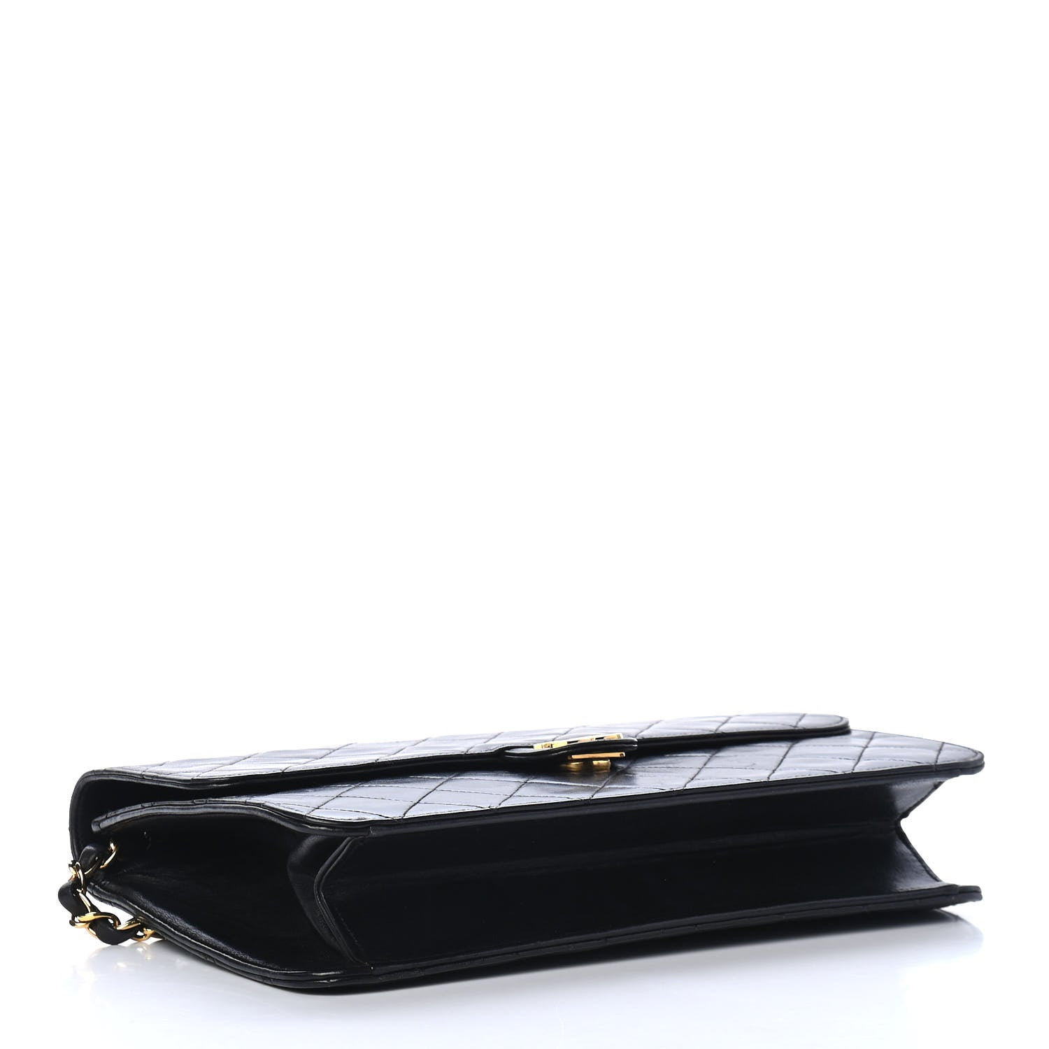Chanel Lambskin Quilted Medium Single Flap Black 3 of 4
