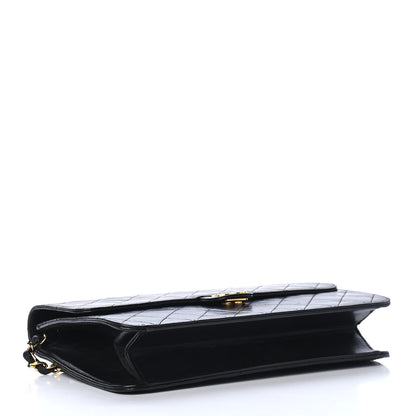 Chanel Lambskin Quilted Medium Single Flap Black 3 of 4
