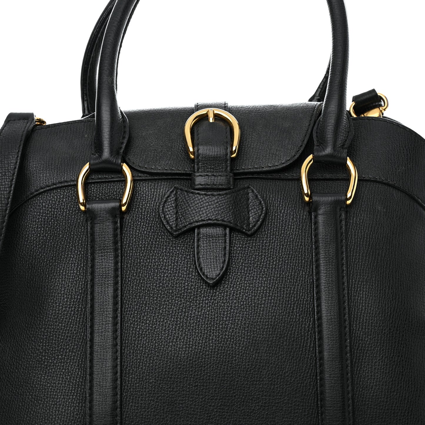 Derby Calfskin Medium Milverton Satchel Black