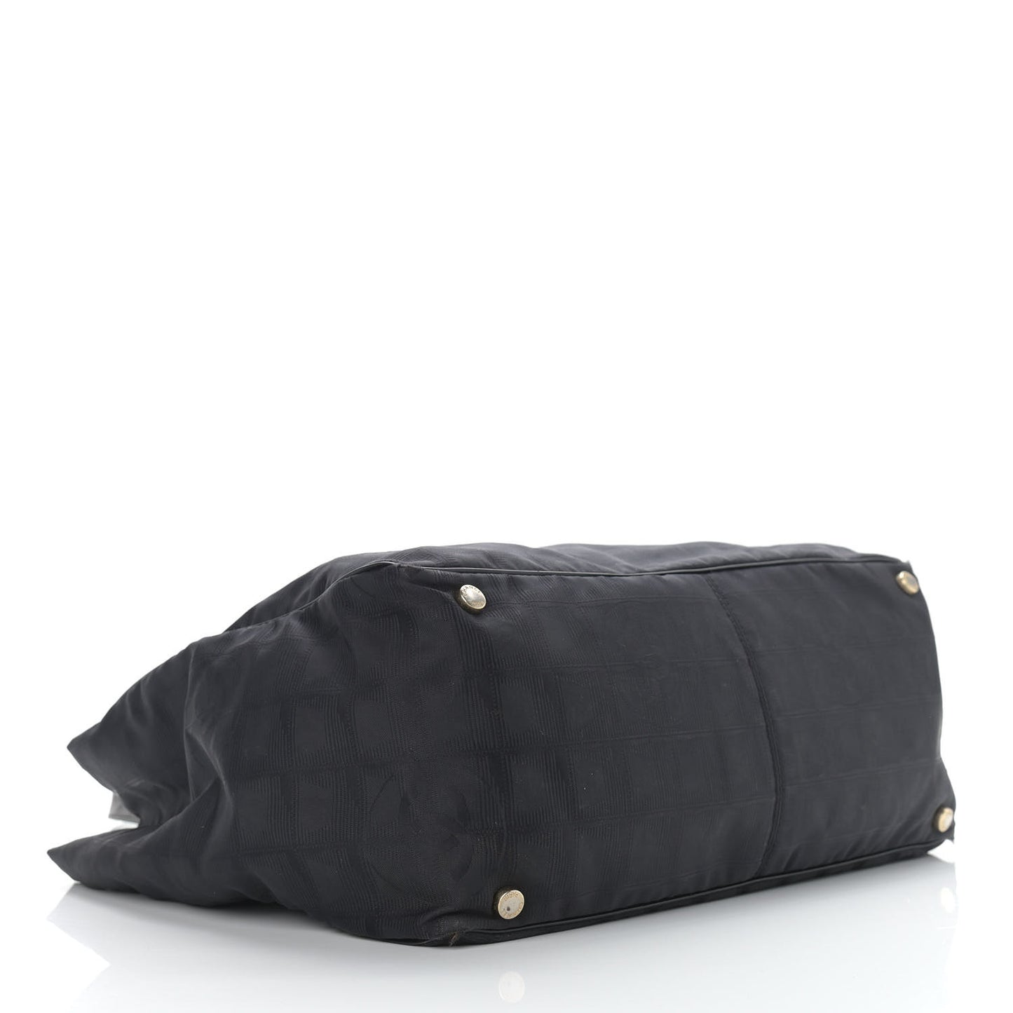 Nylon Medium Travel Tote Black