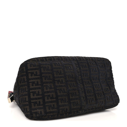Fendi Zucchino Vitello Mini Mama Baguette Black Moro 4 of 10