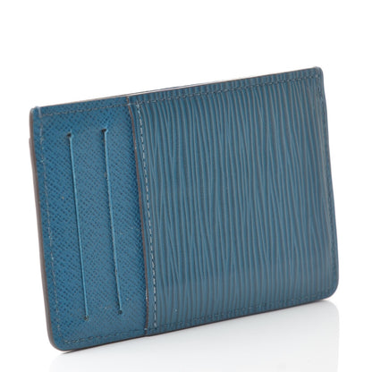 Louis Vuitton Epi Neo Porte-Cartes Card Holder Blue Celeste 3 of 8