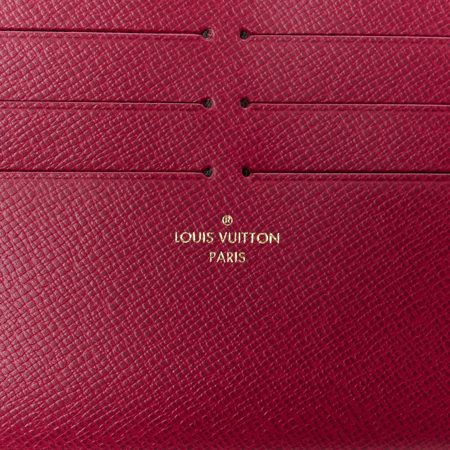 Monogram Pochette Felicie Chain Wallet Fuchsia