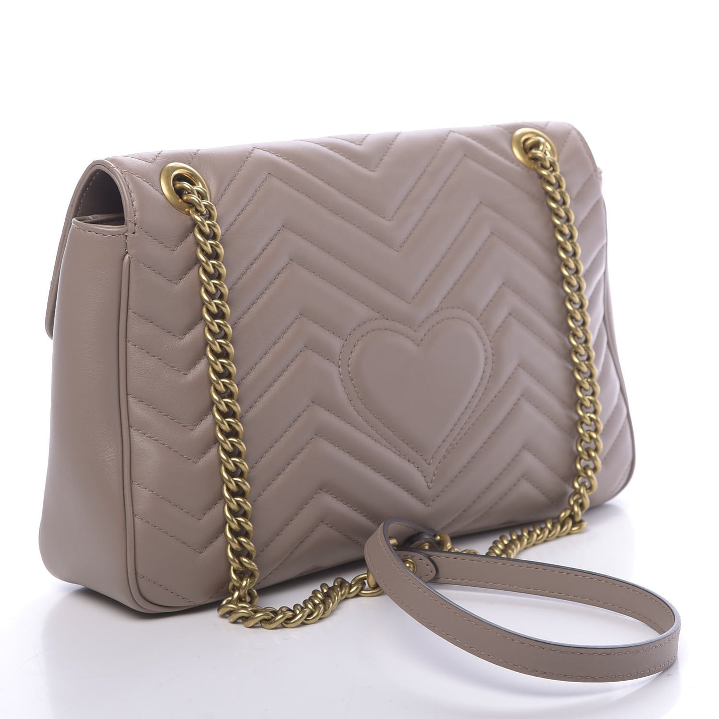 Calfskin Matelasse Medium GG Marmont Shoulder Bag Porcelain Rose