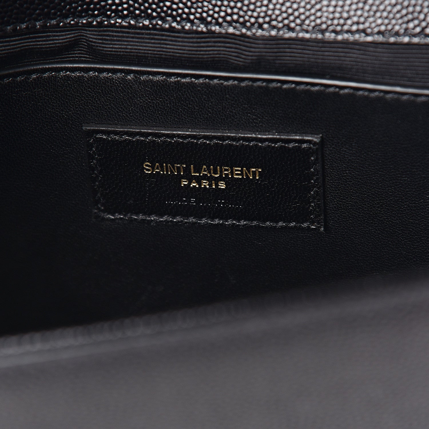 Saint Laurent Grain De Poudre Medium Classic Monogram Kate Satchel Black 5 of 8