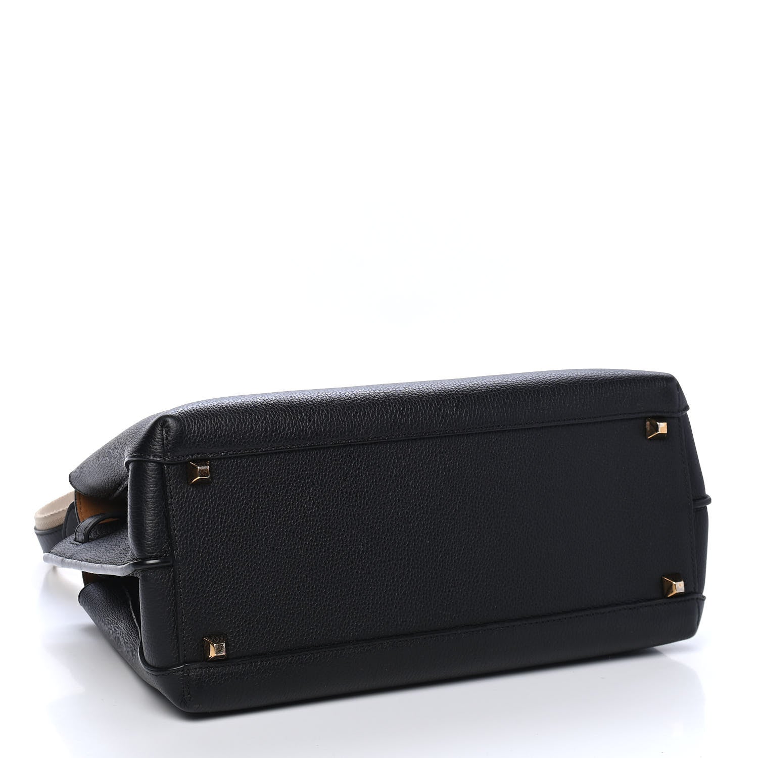 MCM Grained Calfskin Medium Milla Tote Black 4 of 9