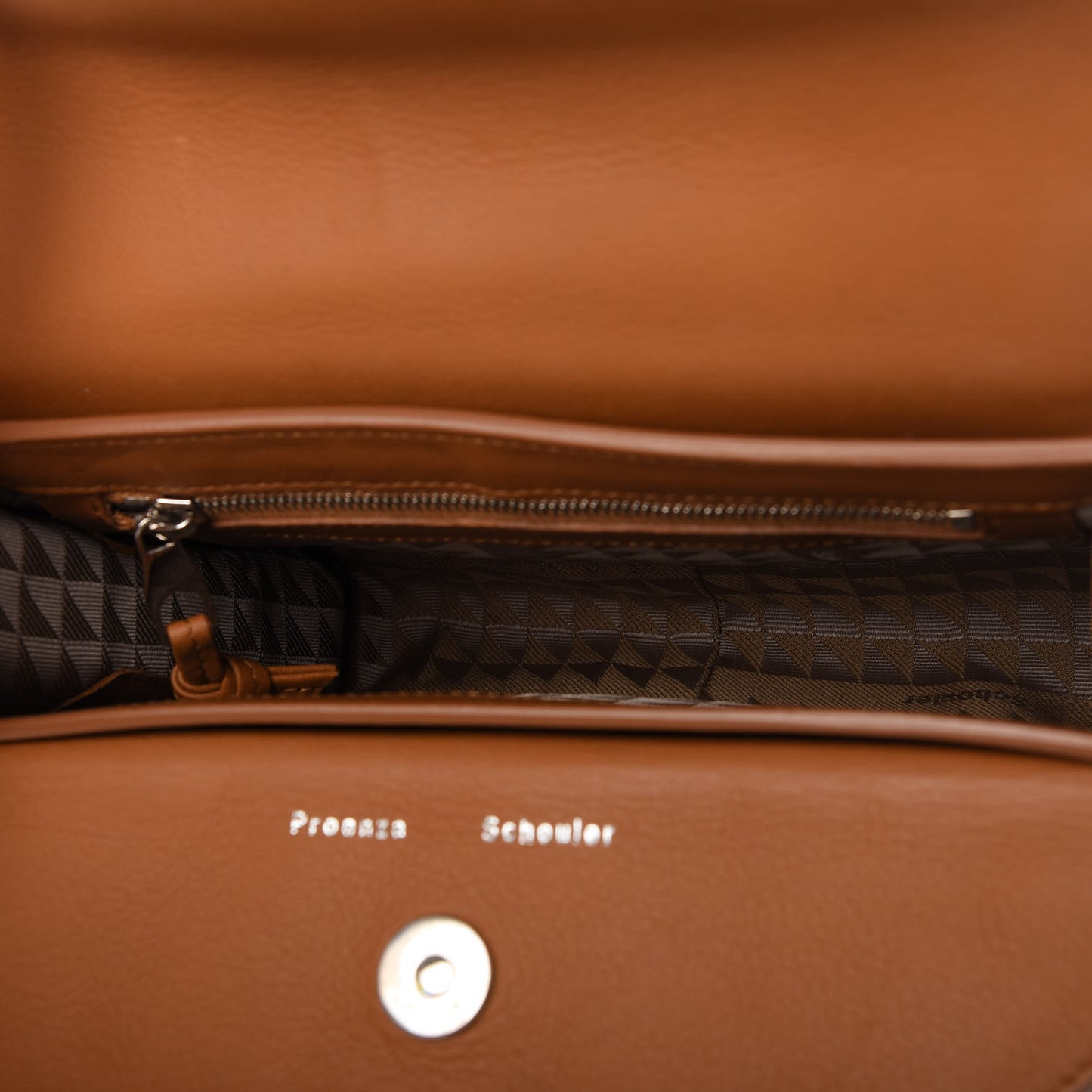 Smooth Calfskin Mini PS11 Classic Shoulder Bag Caramel