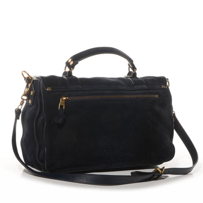 Proenza Schouler Suede PS1 Medium Satchel Navy 3 of 14
