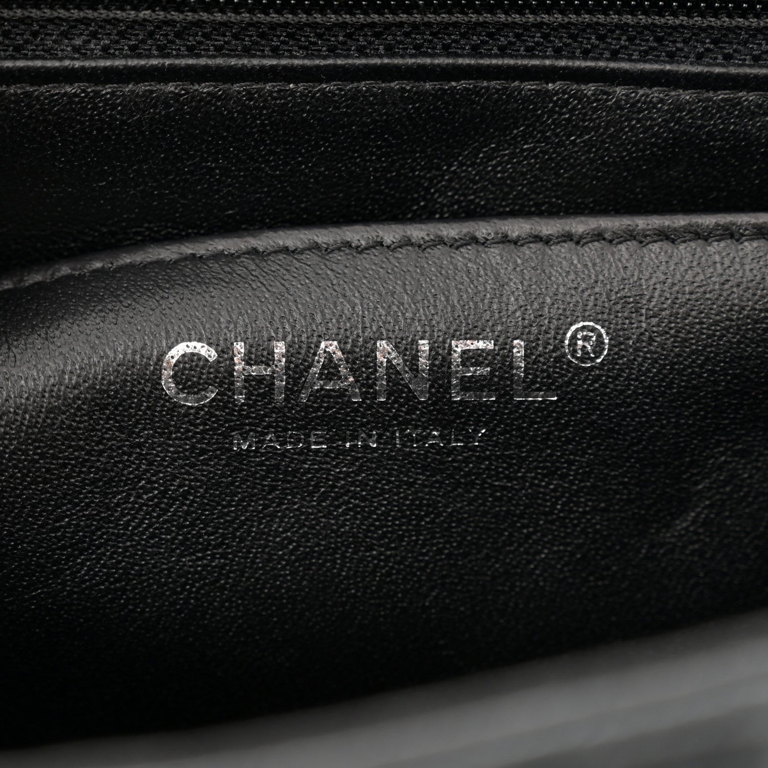 Chanel Caviar Quilted Jumbo Single Flap Black 6 of 11