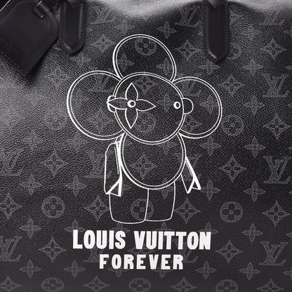 Louis Vuitton Monogram Eclipse Vivienne Keepall Bandouliere 50 10 of 10
