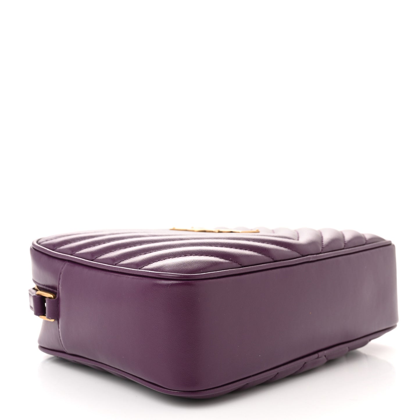 Calfskin Matelasse Monogram Lou Camera Bag Purple