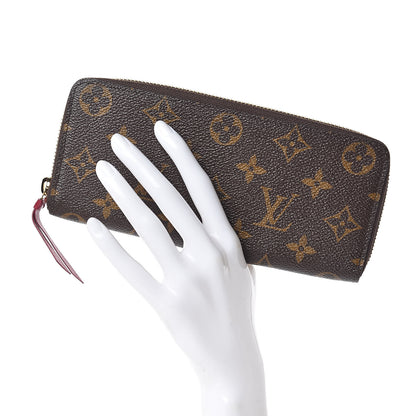 Louis Vuitton Monogram Clemence Wallet Fuchsia 2 of 7