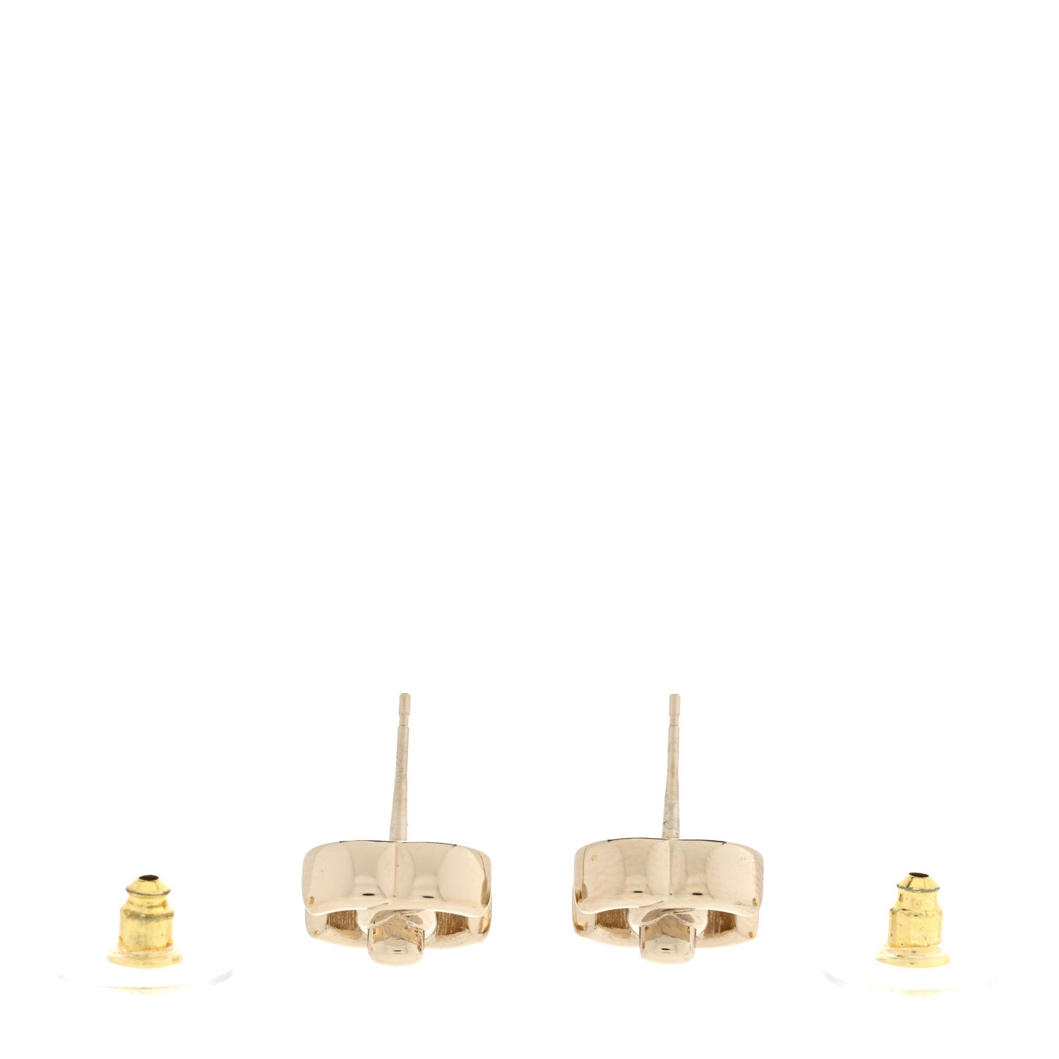 Chanel Metal CC Turnlock Earrings Gold 3 of 4