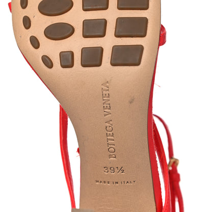Bottega Veneta Nappa Rope Stretch Multi Strap 90mm Sandals 39.5 Tomato 6 of 11