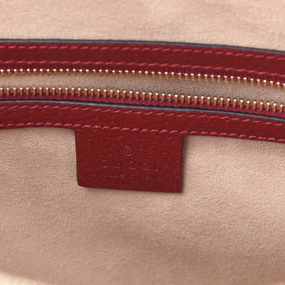Gucci GG Supreme Monogram Flora Web Medium Ophidia Boston Red 9 of 12