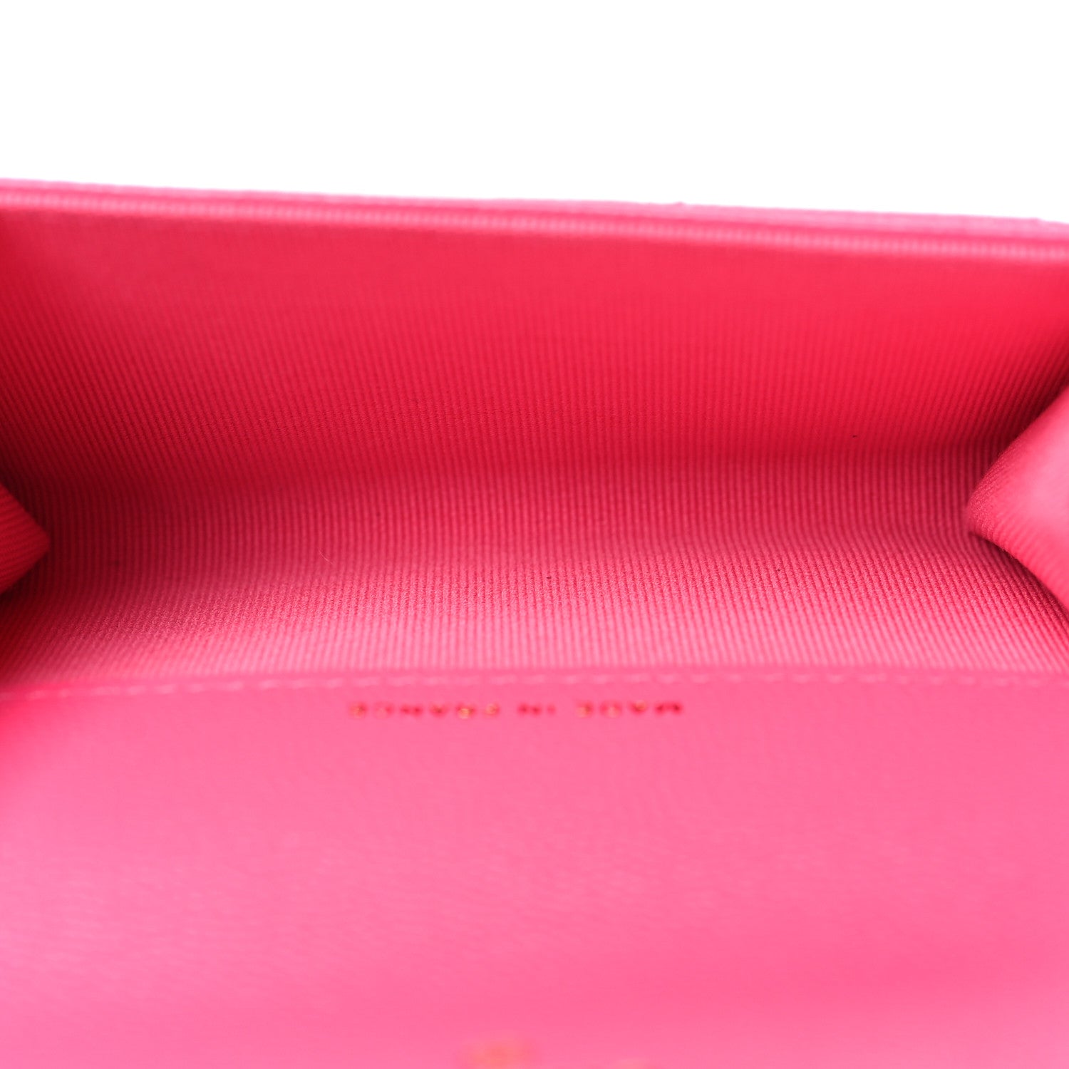 Chanel Caviar Quilted Flap Card Holder Wallet Pink 5 of 10