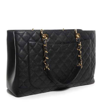 Chanel Caviar XL Grand Shopping Tote GST Black 3 of 8