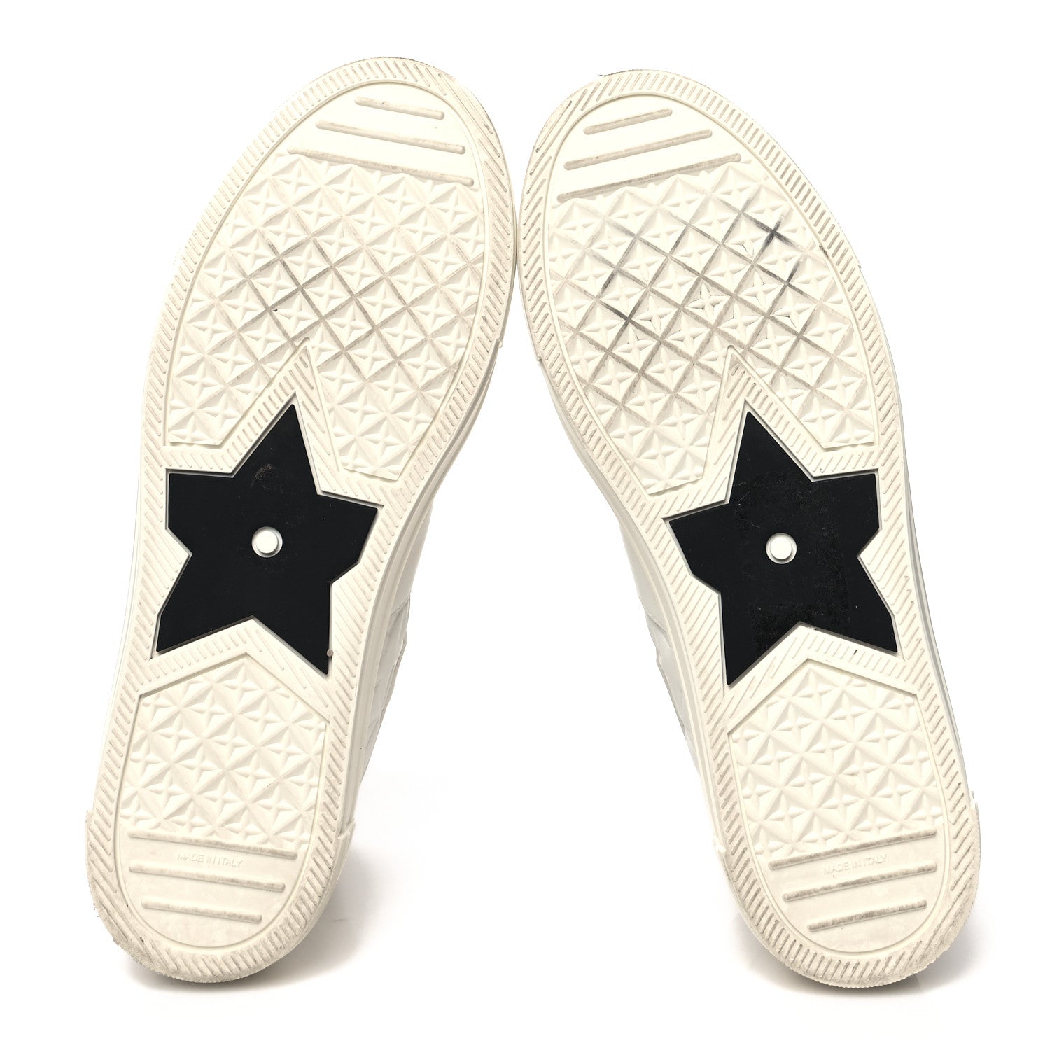 Christian Dior Calfskin Walk'n' Dior Star High Top Sneakers 42 White 5 of 11