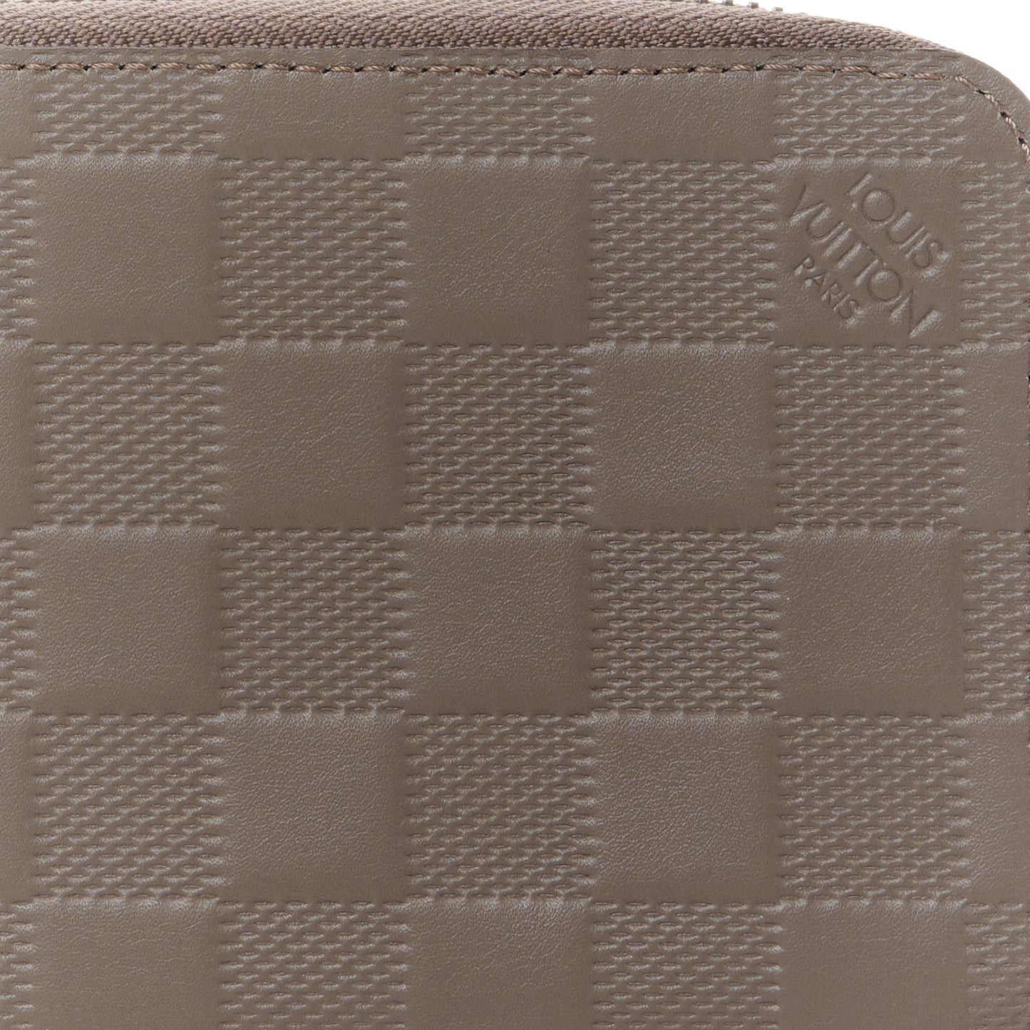 Damier Infini Zippy Vertical Wallet Granit