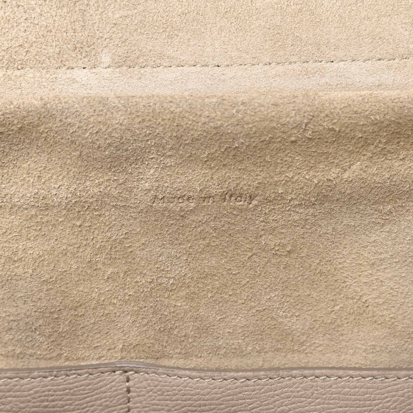 Grained Calfskin Mini Belt Bag Light Taupe