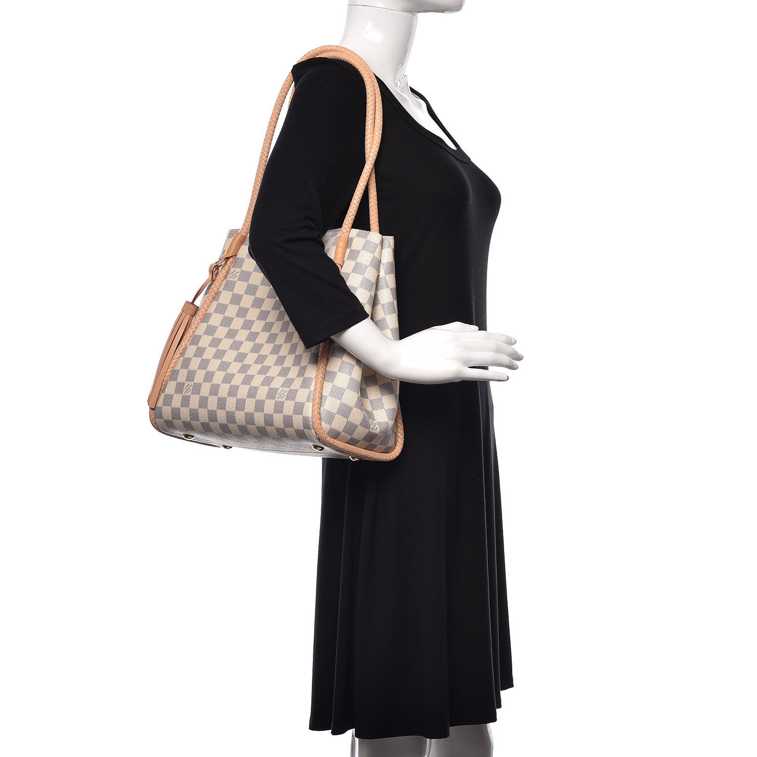 Louis Vuitton Damier Azur Propriano Rose Ballerine 2 of 12