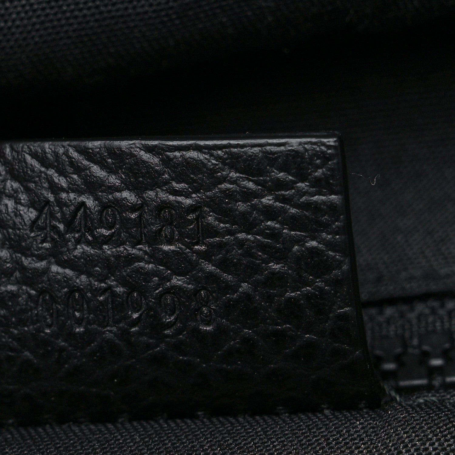 Gucci Nylon Monogram Slim Backpack Black 8 of 11