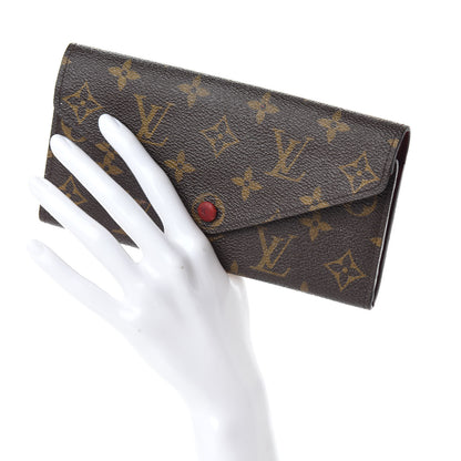 Louis Vuitton Monogram Josephine Wallet Red 2 of 9