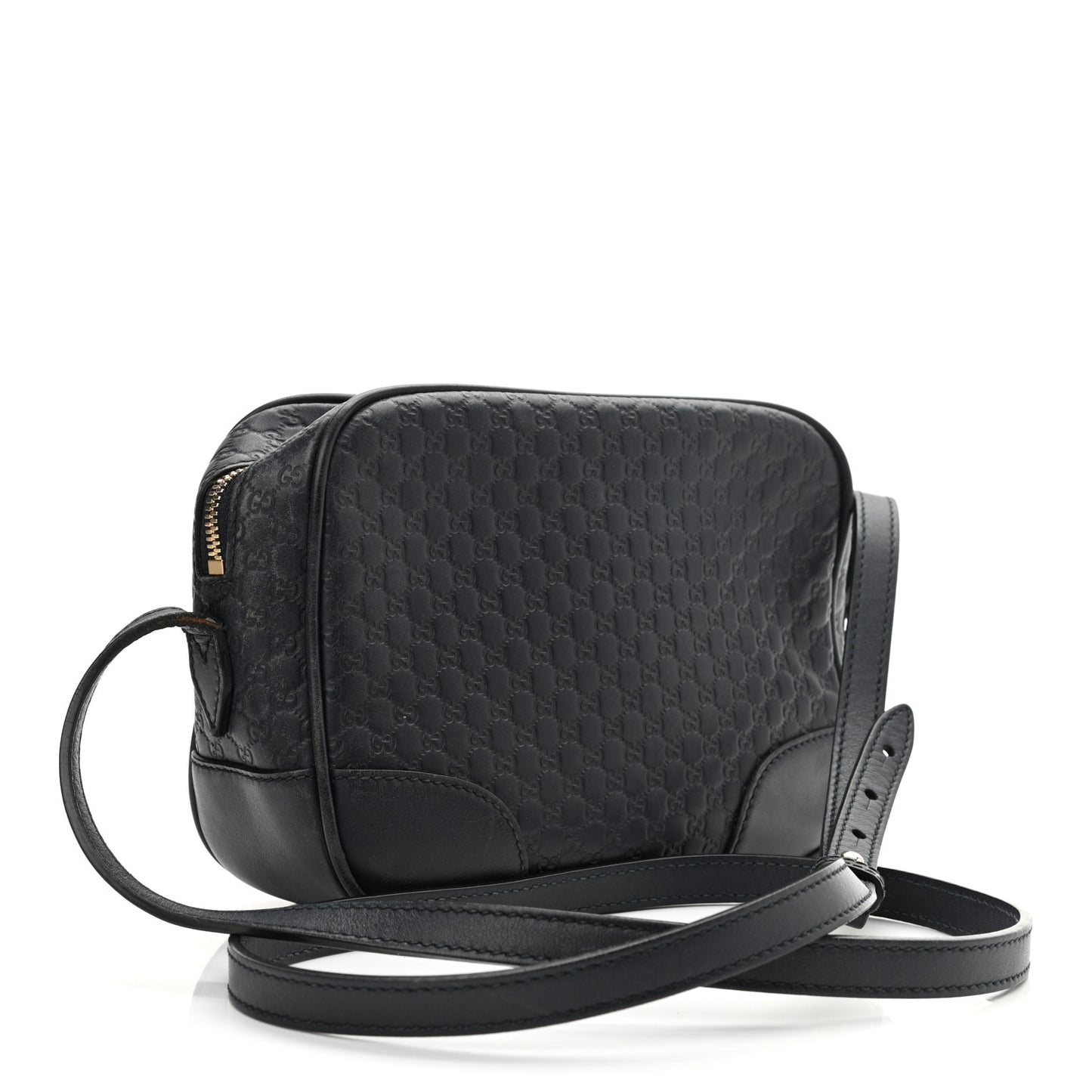 Soft Microguccissima Mini Bree Messenger Bag Blue