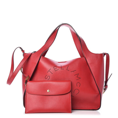 Stella McCartney Eco Alter Nappa Perforated Crossbody Tote Lover Red 1 of 16