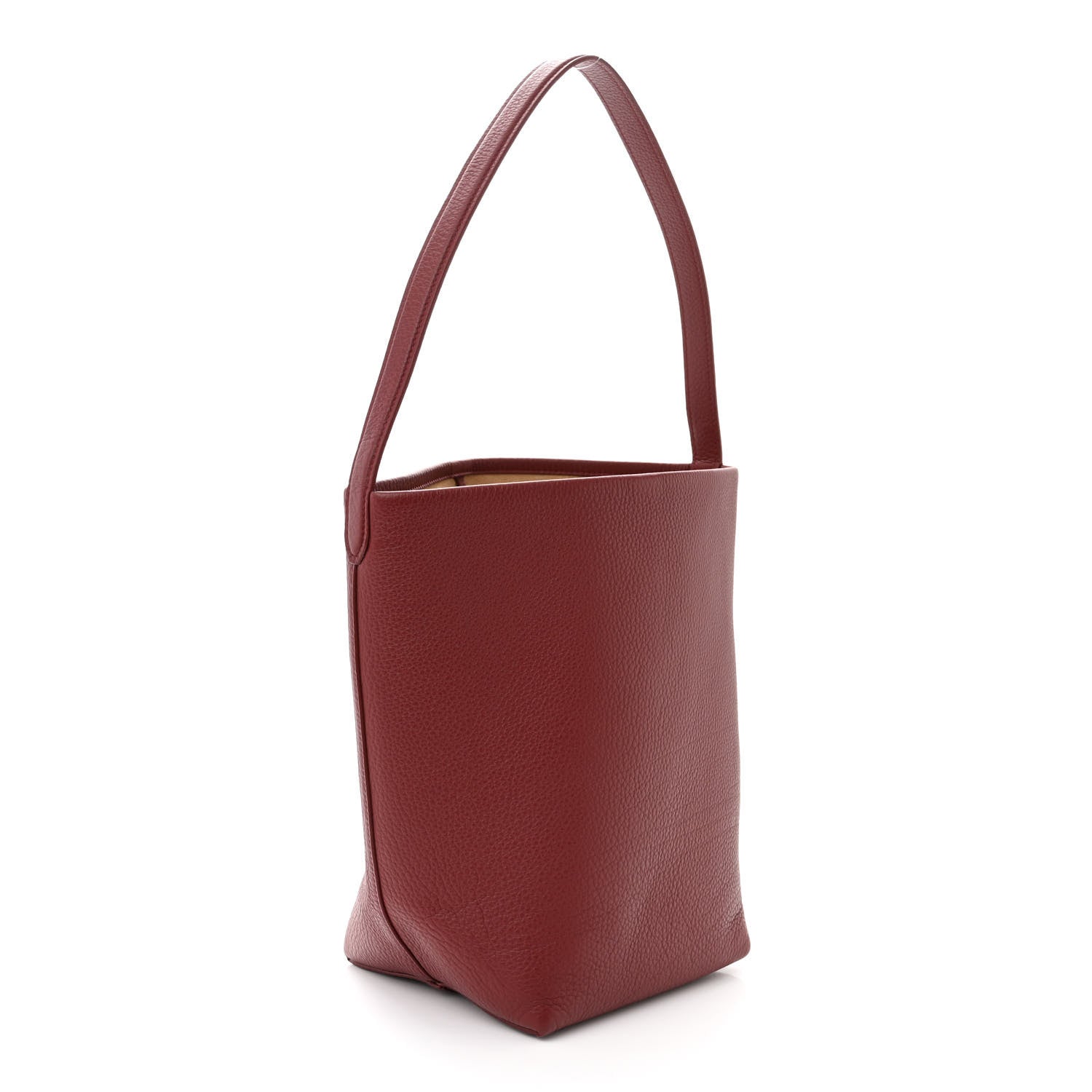 The Row Grained Calfskin Small N/S Park Tote Terracotta 3 of 10