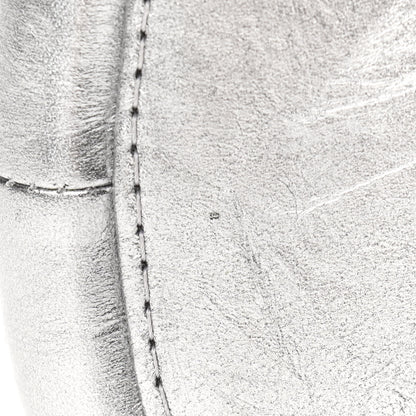 Chanel Metallic Lambskin Calfskin Quilted Medium Gabrielle Hobo Silver 11 of 11