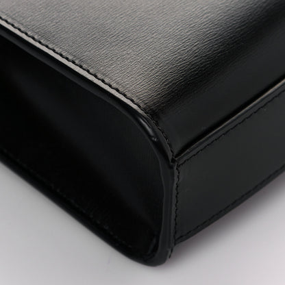 Saint Laurent Smooth Calfskin Manhattan Shoulder Bag Black 10 of 12