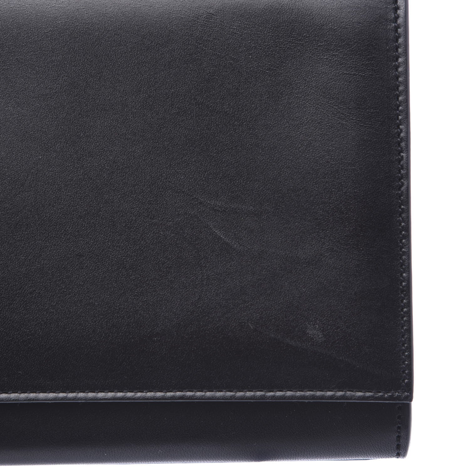 Saint Laurent Calfskin Classic Monogram Tassel Clutch Black 7 of 7