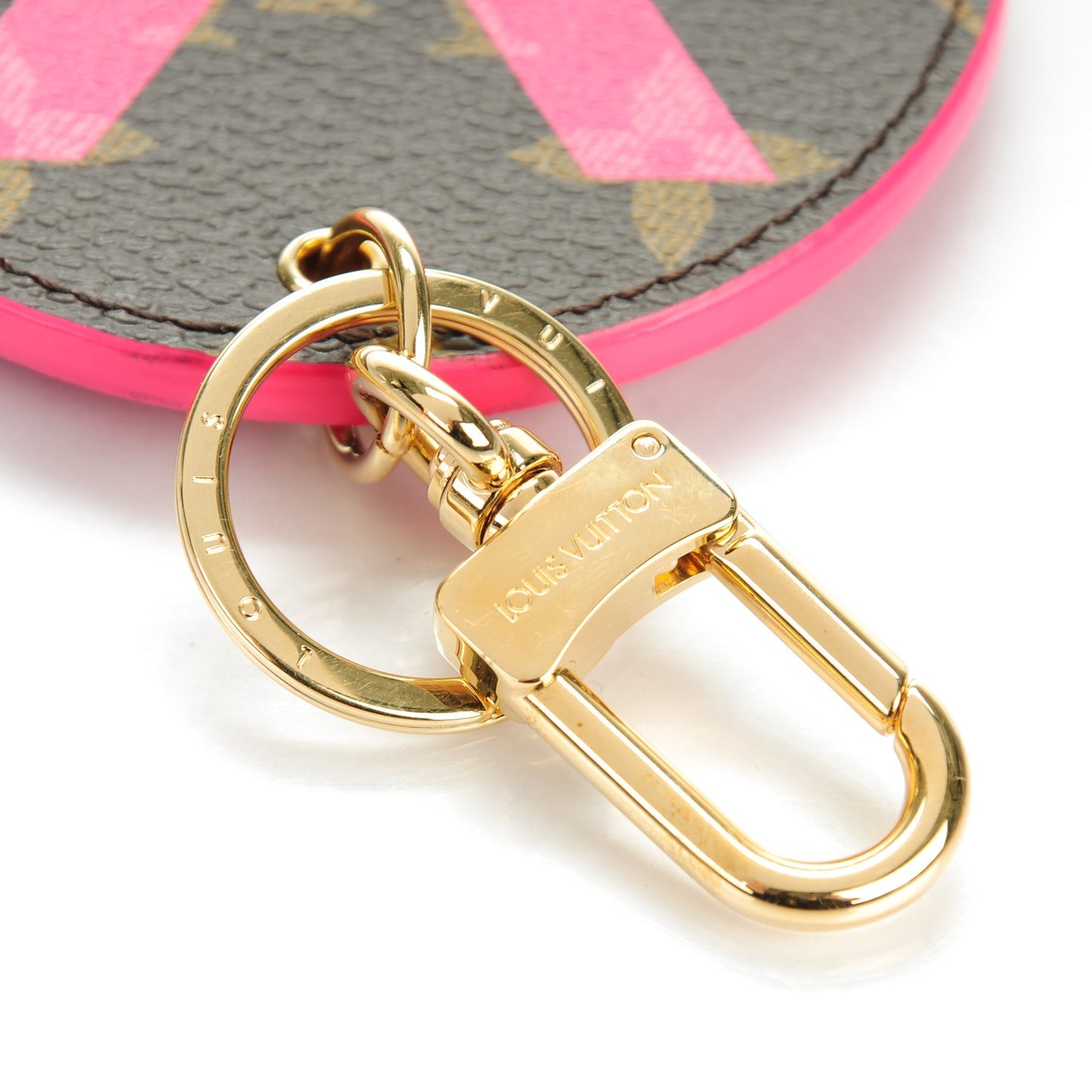 Monogram Illustre V Bag Charm Key Ring Grenade