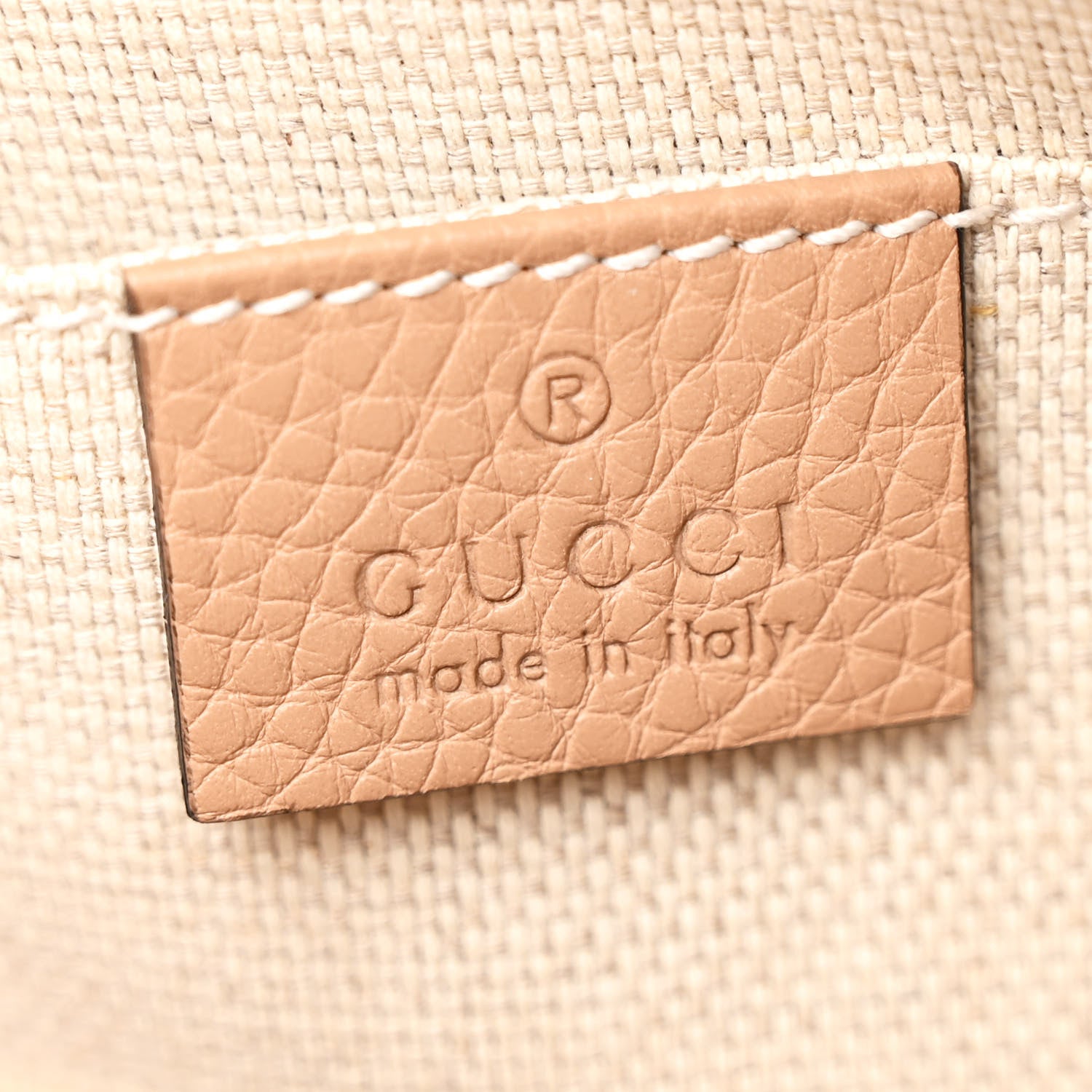Gucci Pebbled Calfskin Small Soho Disco Bag Camelia 6 of 10