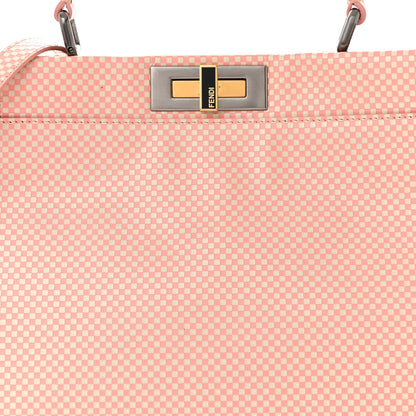 Fendi Checkered Sequin Medium Peekaboo Iconic Satchel Multicolor 9 of 11
