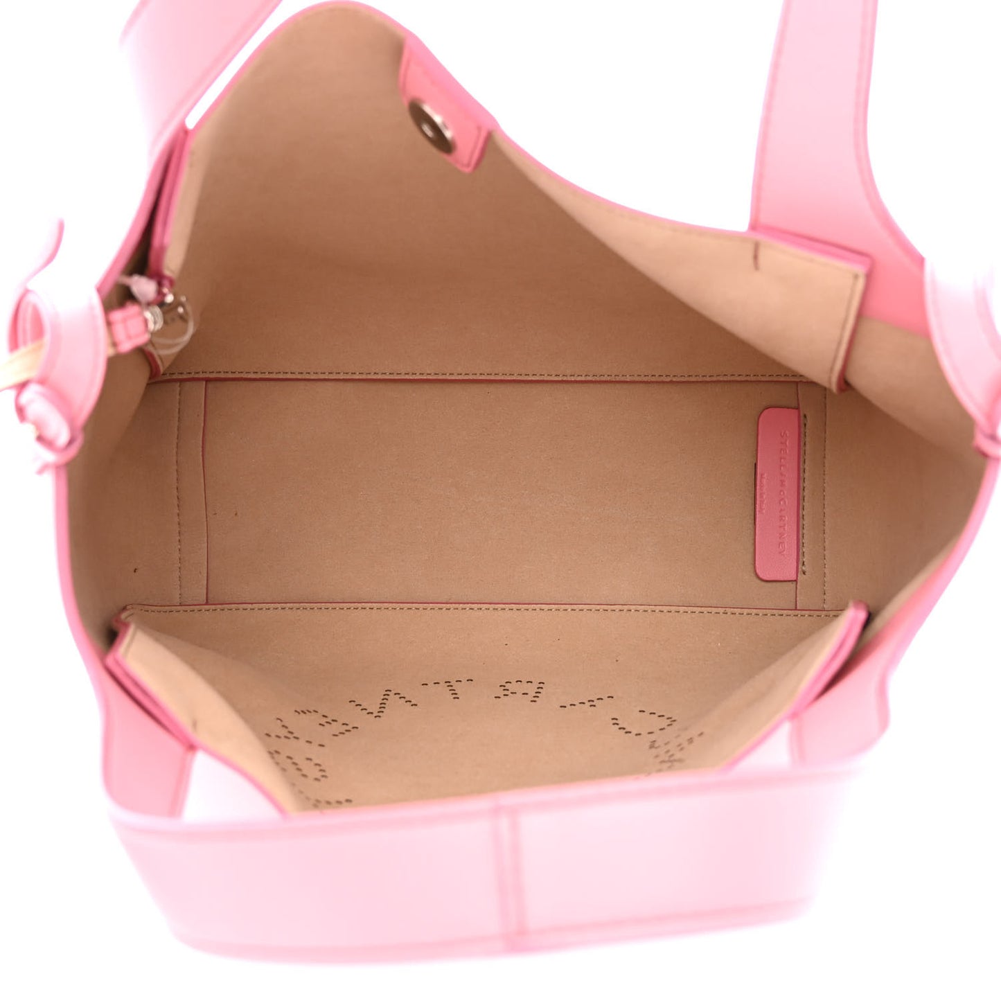 Eco Alter Nappa East West Perforated Tote Pink