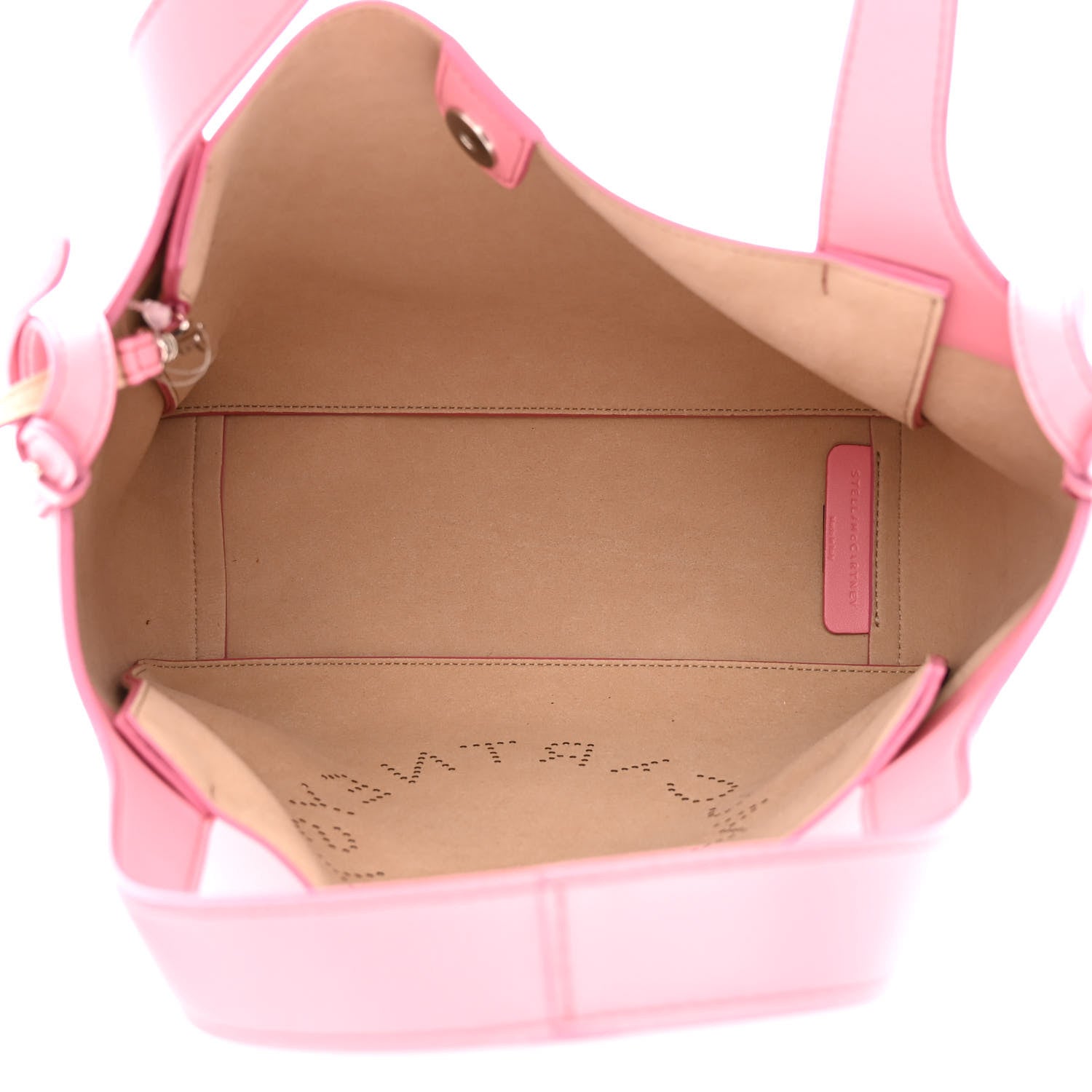 Stella McCartney Eco Alter Nappa East West Perforated Tote Pink 6 of 12