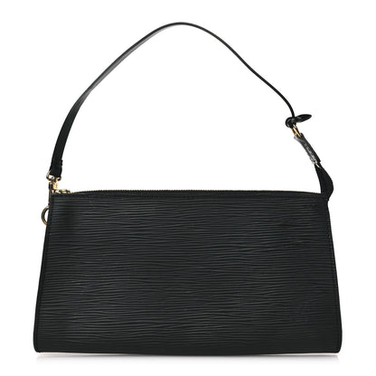 Louis Vuitton Epi Pochette Accessories 24 Black 1 of 10